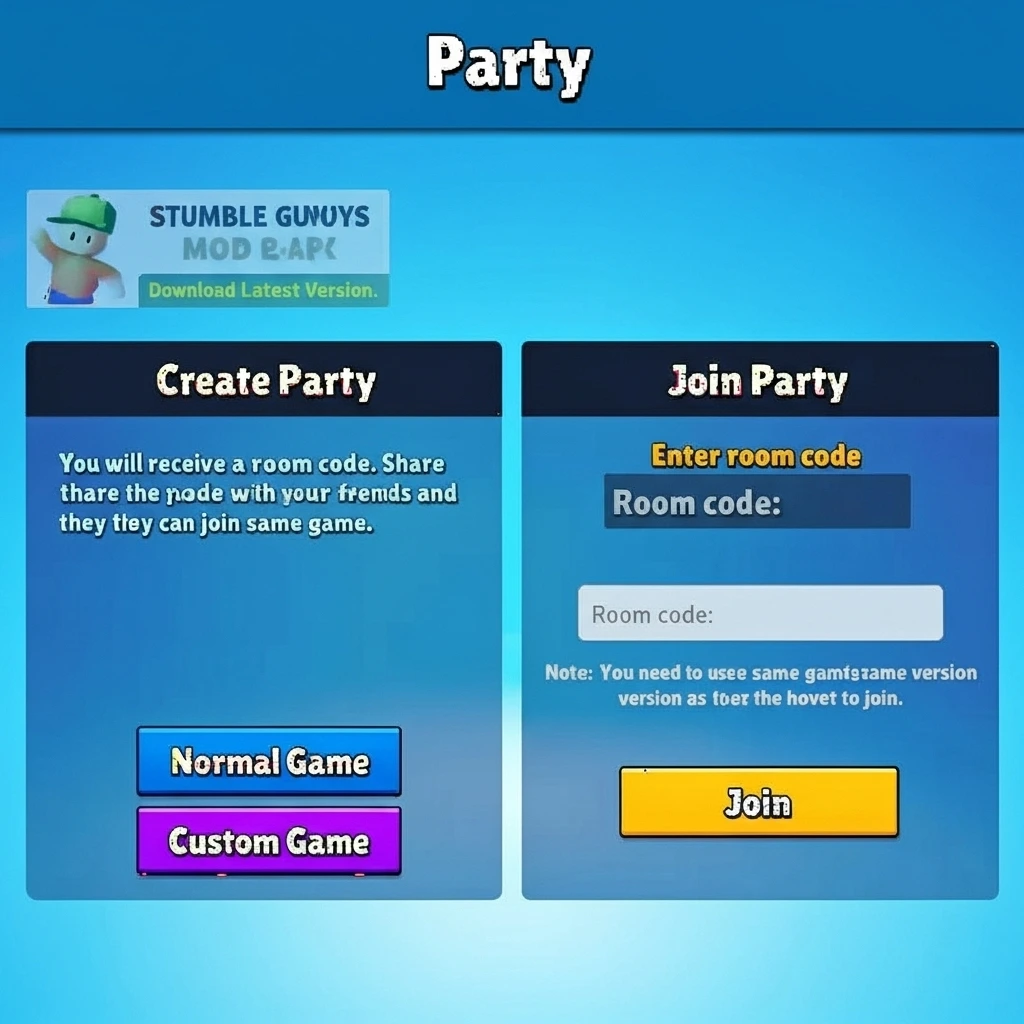 Battles in party modes